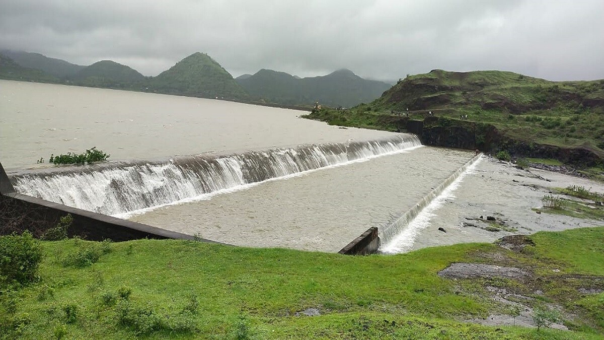 Haranbari dam in Baglan taluka