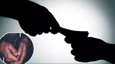 forest ranger guard held while accepting bribe