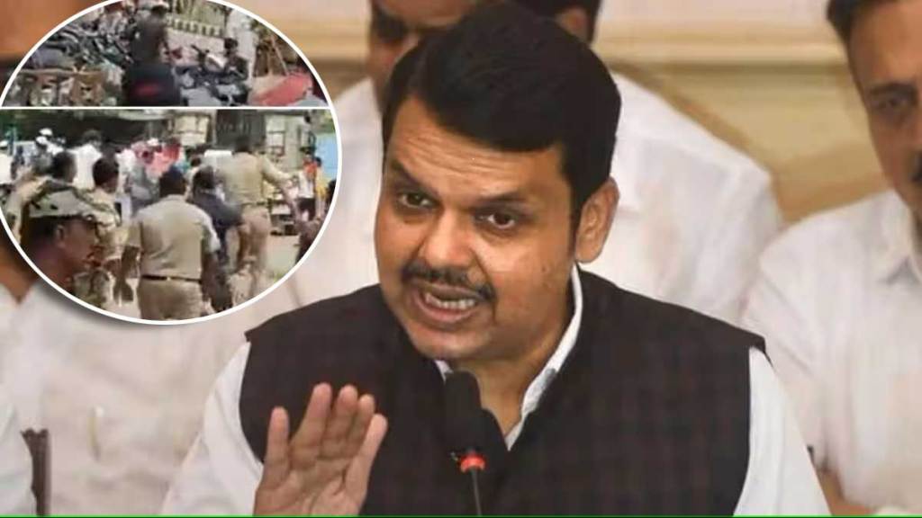 dcm devendra fadnavis orders inquiry of lathi charge on bhide supporters