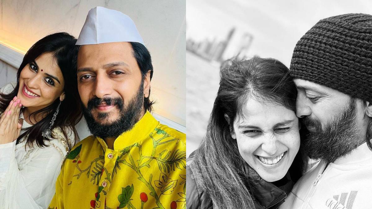 riteish deshmukh shared beautiful birthday post to wish wife genelia deshmukh