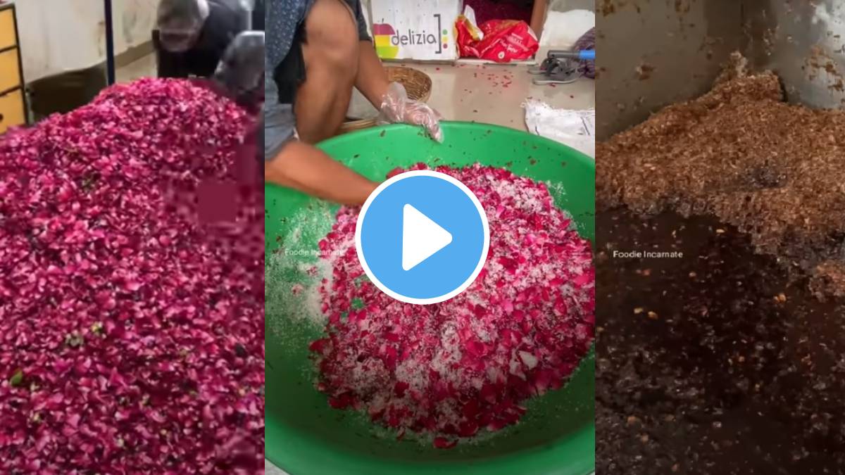 how to making natural gulkand see video