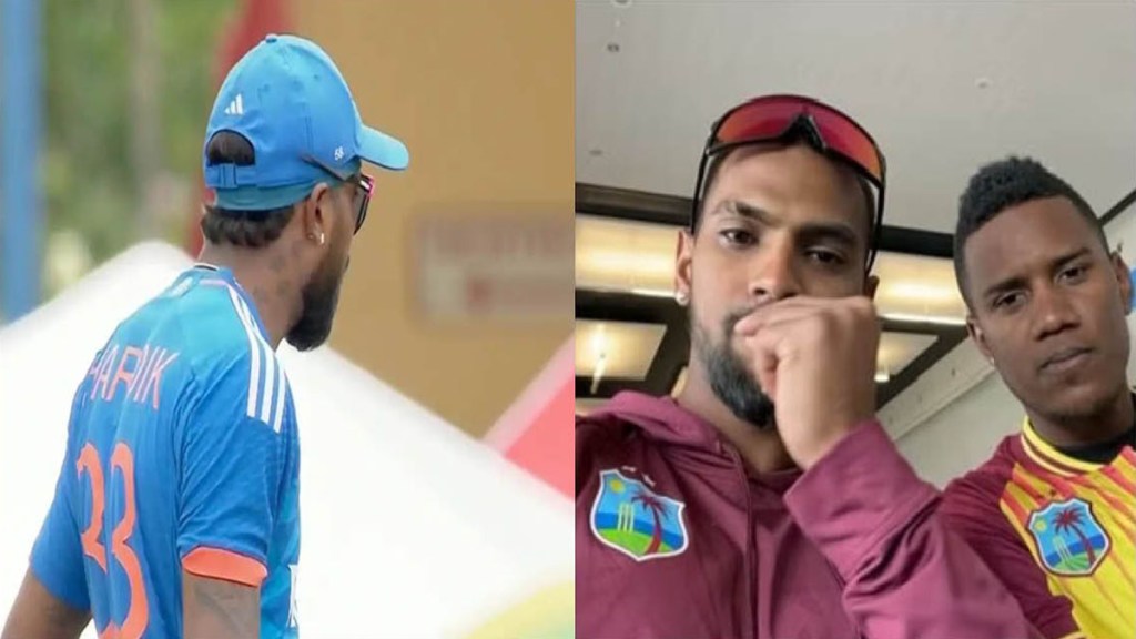 Hardik Pandya gave the challenge to Pooran then the West Indies batsman blew the senses of the Indian captain watch Video