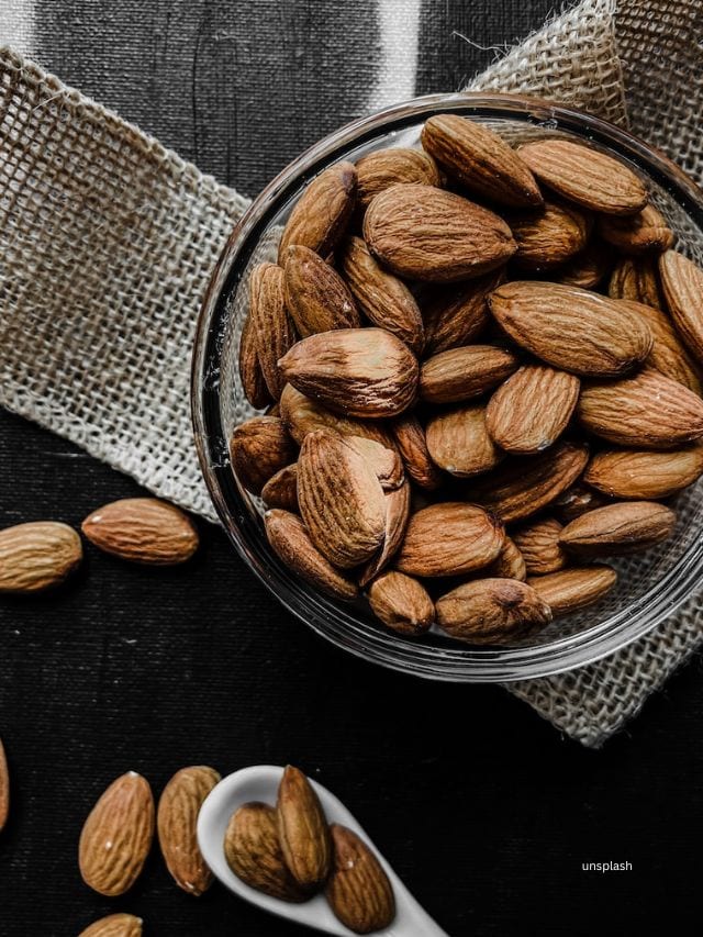 soaked almonds (unsplash)