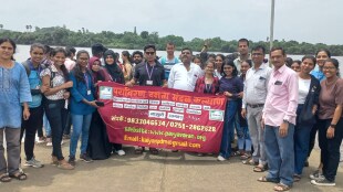 mangrove saplings planted coastal area ulhas bay at devichapada dombivli west