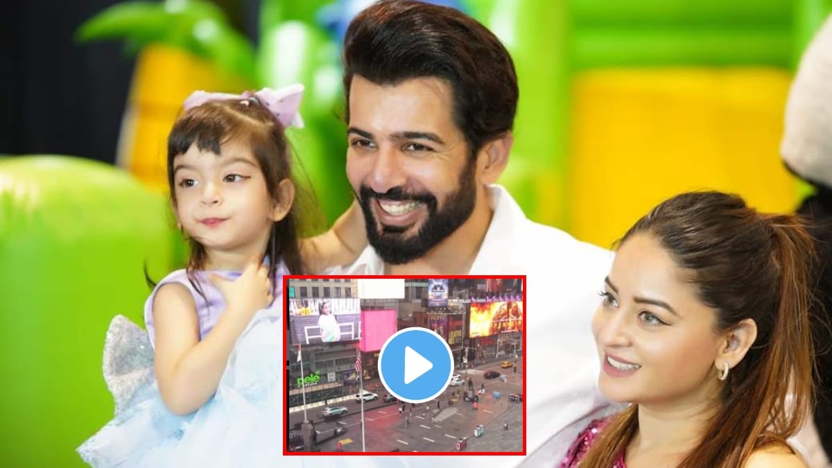 tara bhanushali on times square