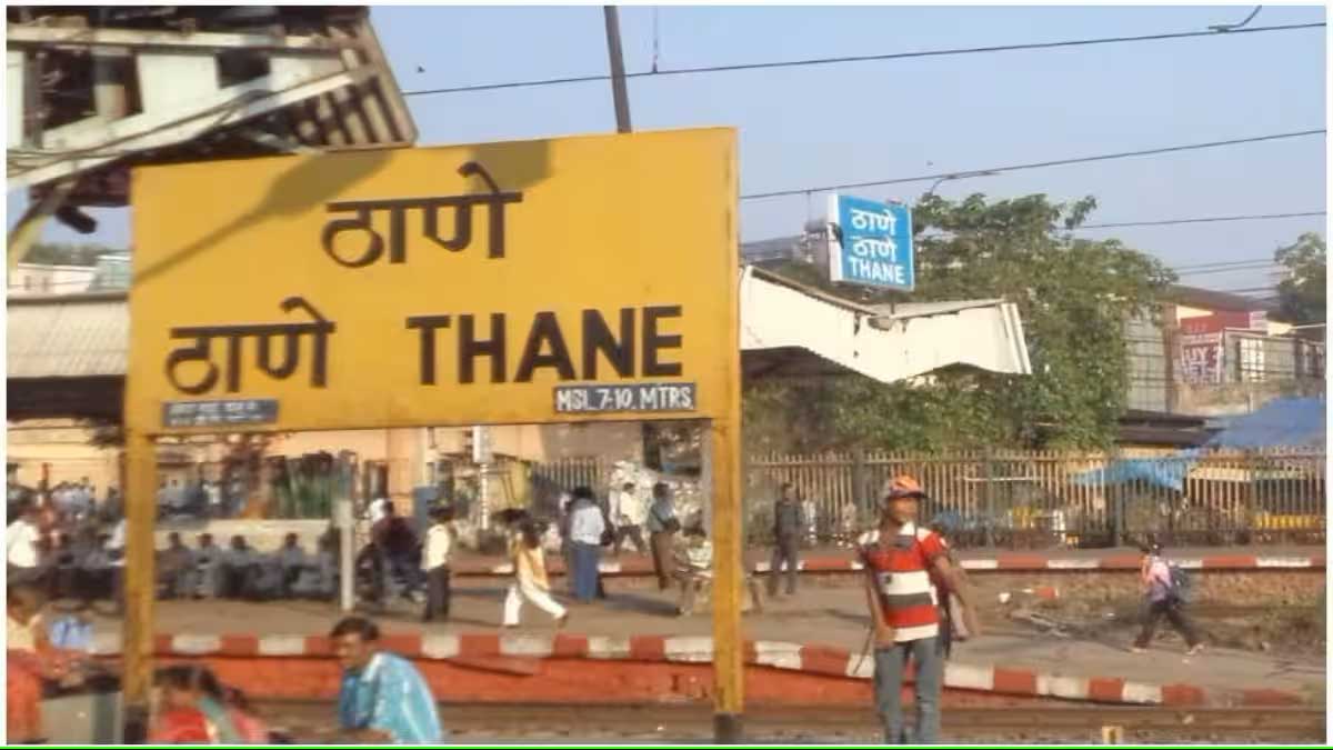 new pedestrian bridge at thane station