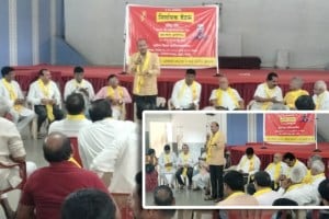 पालकमंत्री, मागासवर्गीय आयोगाचे अध्यक्ष व स्थानिक आमदारांच्या घरावर तिरडी मोर्चा काढणार; ओबीसींच्या बैठकीत आंदोलन निर्णय A march will be held at the house of Guardian Minister Backward Classes Commission Chairman and local MLAs in chandrapur