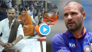 World Cup 2023 Ignored Shikhar Dhawan at Mahakaleshwar Temple Prays With Akshay Kumar To Make Bharat Win Bhasma Aarti