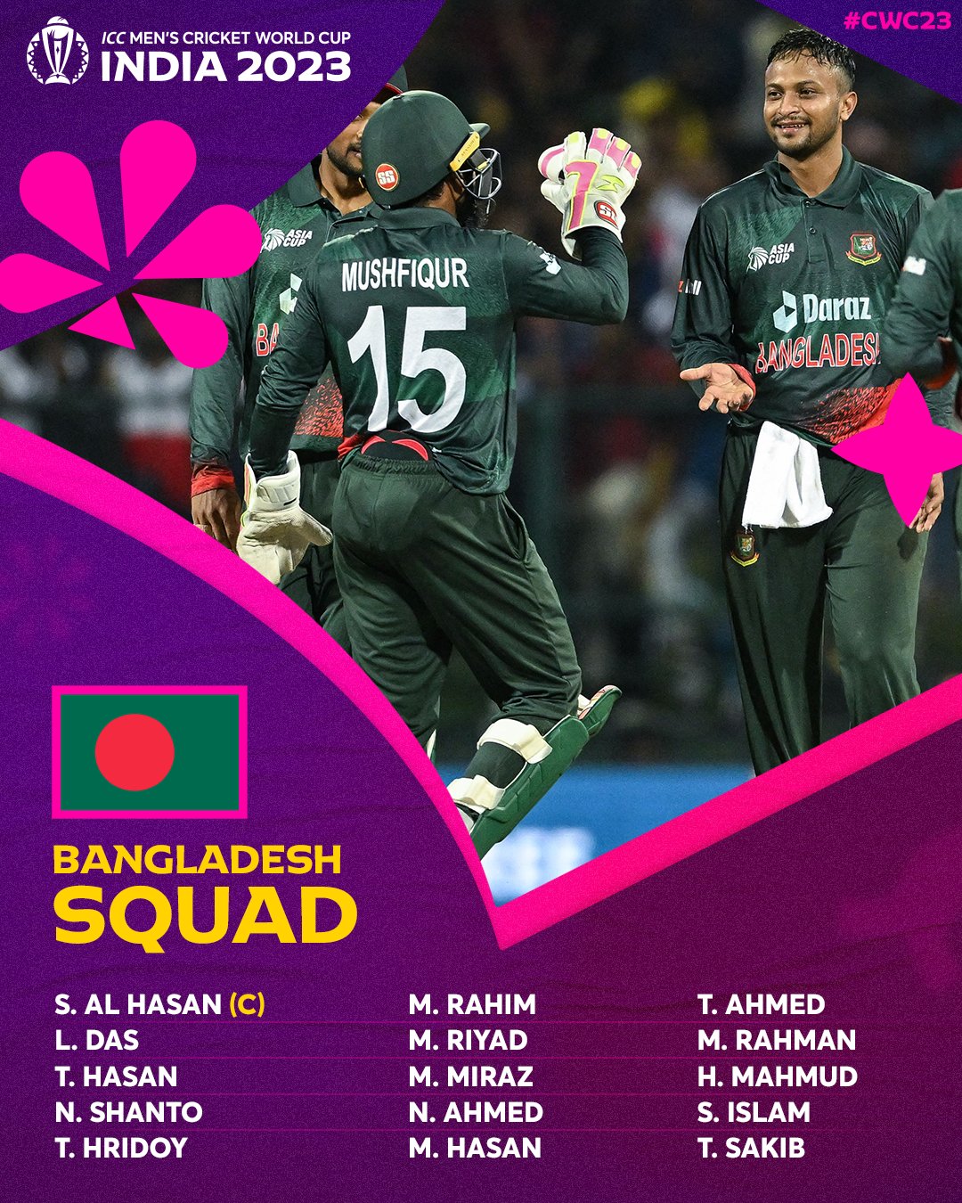 ODI World Cup 2023: Get set ready to go is starting for the World Cup note down the latest squads of all 10 teams