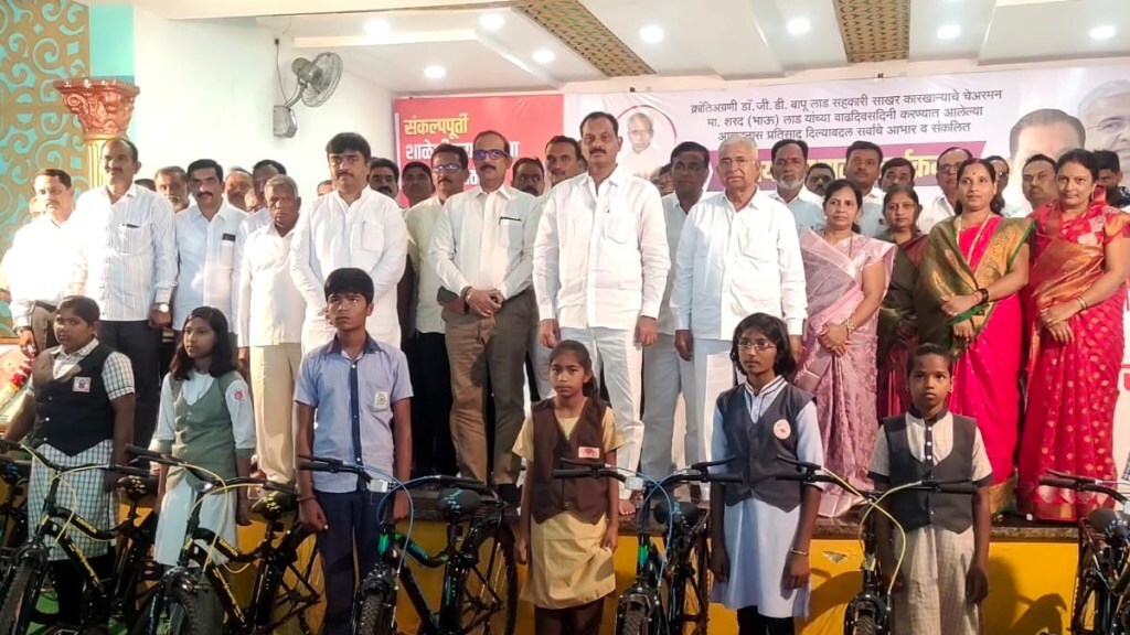 Distribution bicycle in sangli
