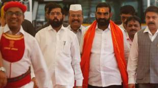 Eknath SHinde and Santosh Bangar
