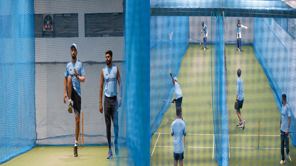 IND vs PAK: Team India did indoor practice before the match against Pakistan KL Rahul was also seen see photos