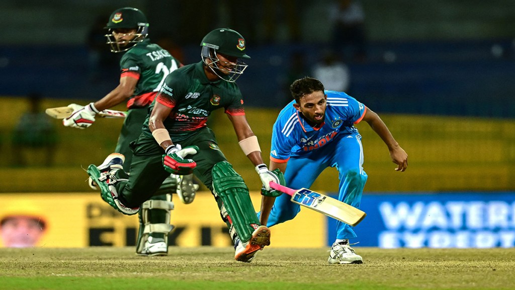 IND vs BAN: Bangladesh gave India a target of 266 runs half-centuries from Shakib-Tawhid Three wickets to Shardul