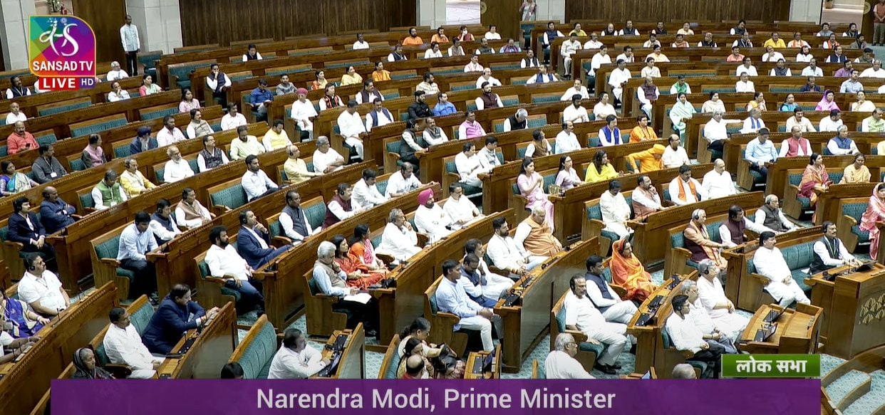 New-Parliament-building-special-session-loksabha-photos