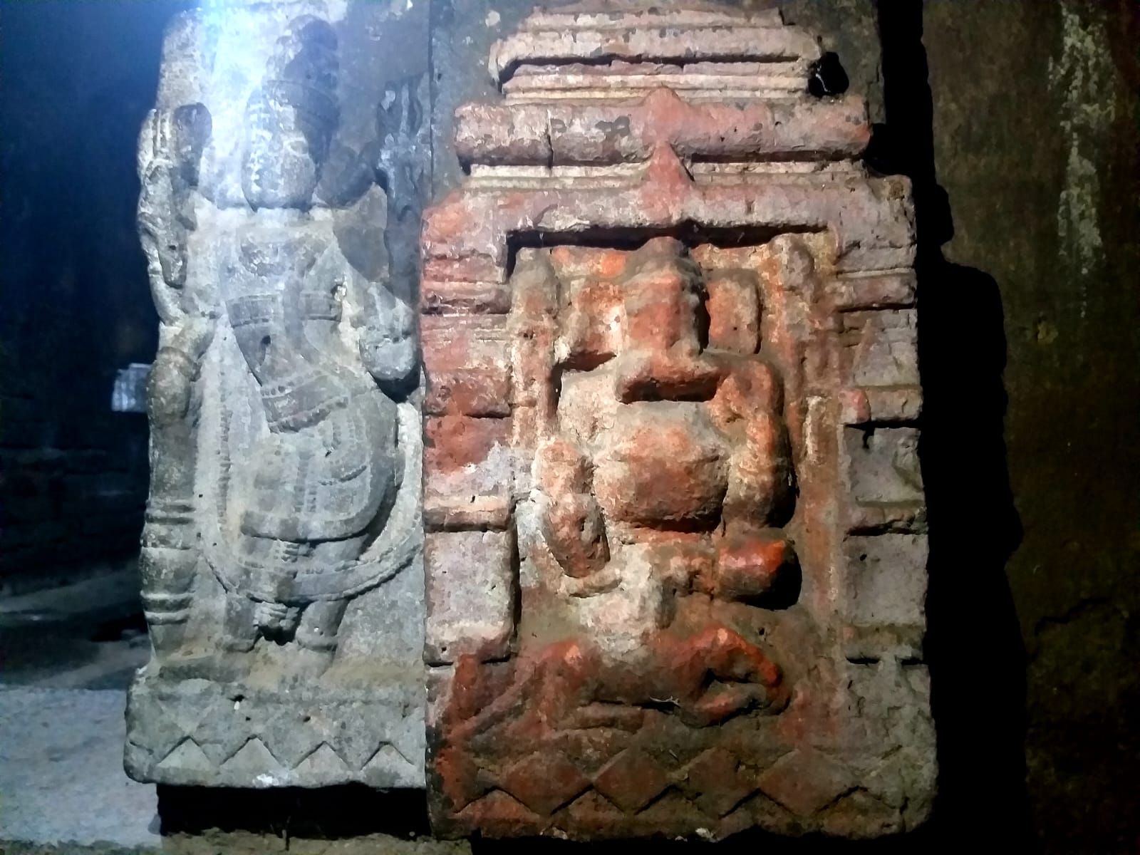 ancient Ganesha idols in Ter village