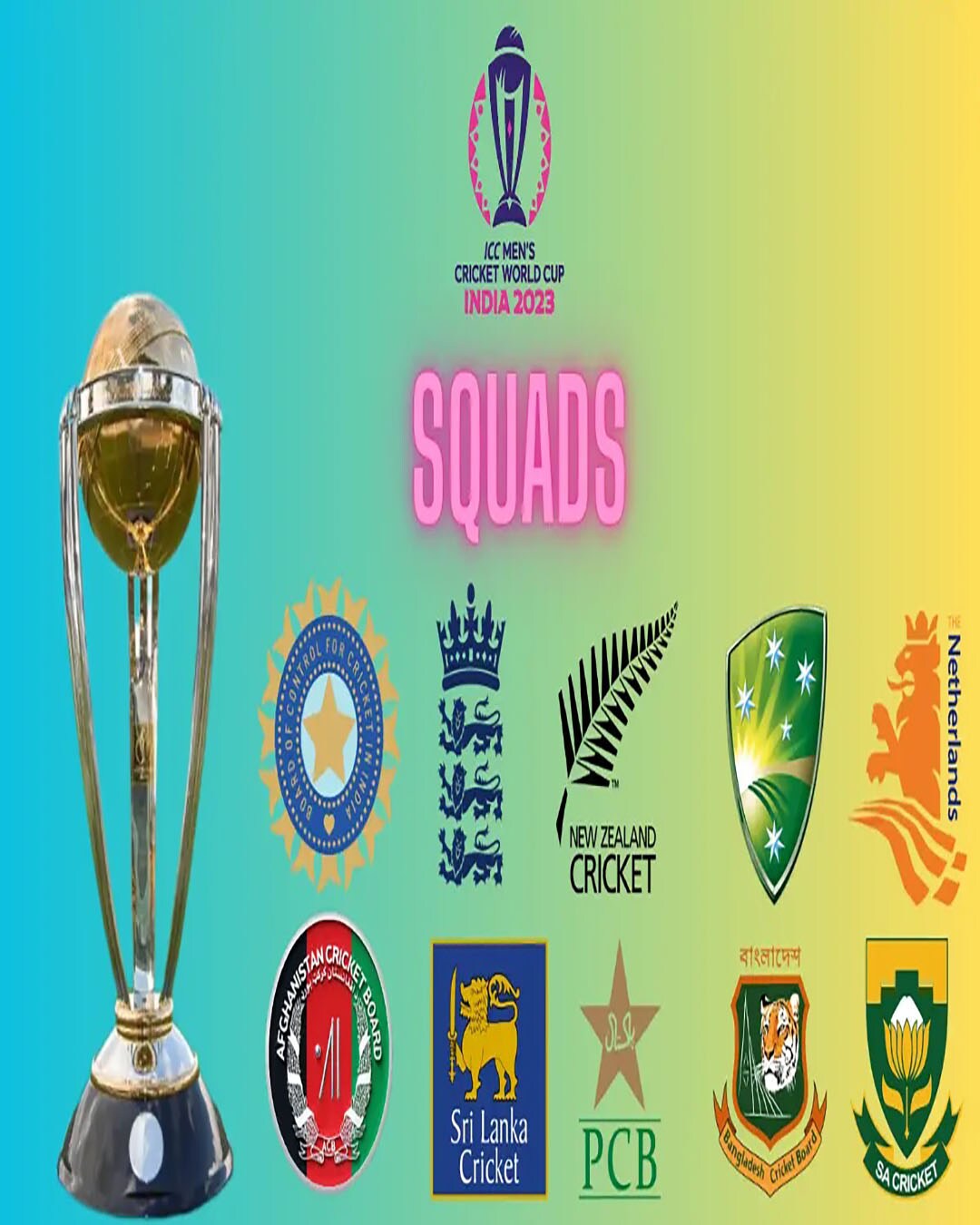 ODI World Cup 2023: Get set ready to go is starting for the World Cup note down the latest squads of all 10 teams