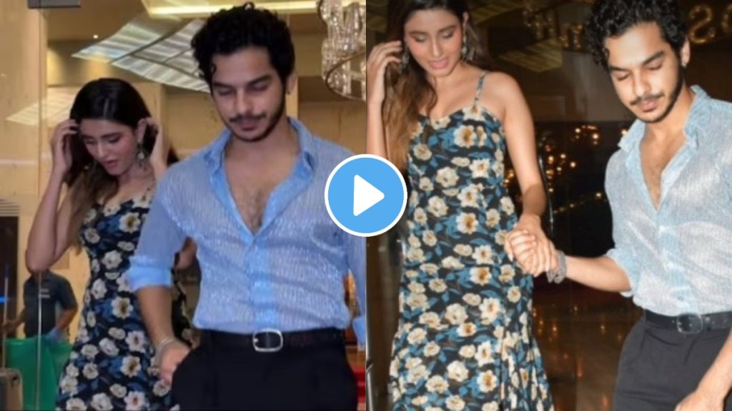 Ishaan Khatter spotted with his rumoured girlfriend Chandni Bainz