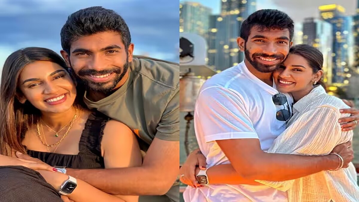 Happiness came to Jasprit Bumrah's house Sanjana Ganesan gave birth to a son that's why he returned to India from Sri Lanka 