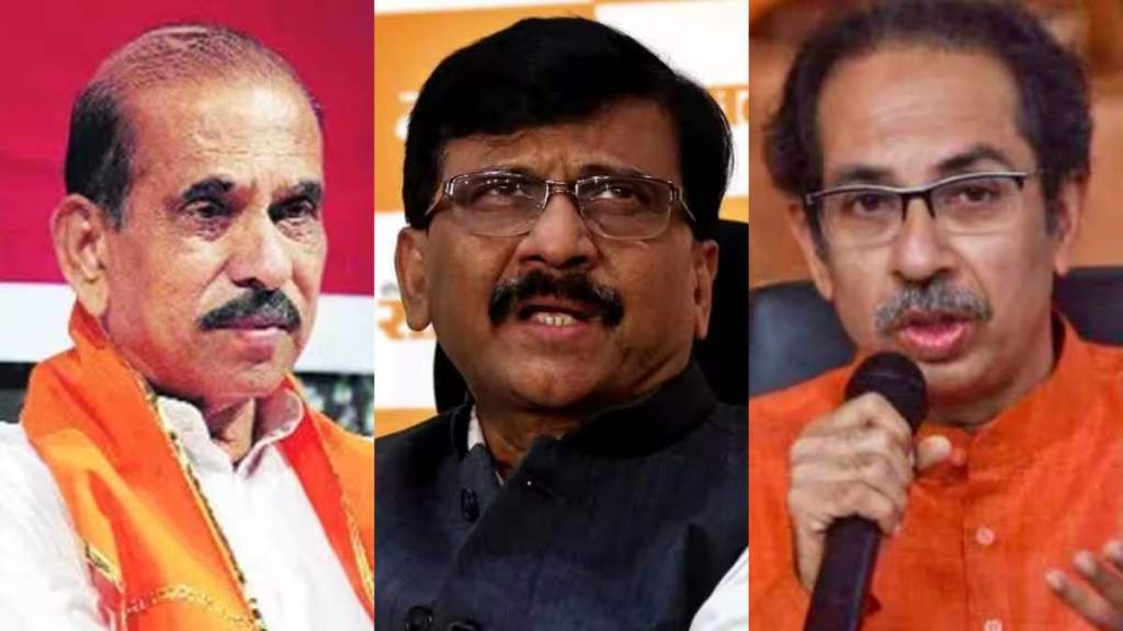 Manohar Joshi Sanjay Raut Uddhav Thackeray