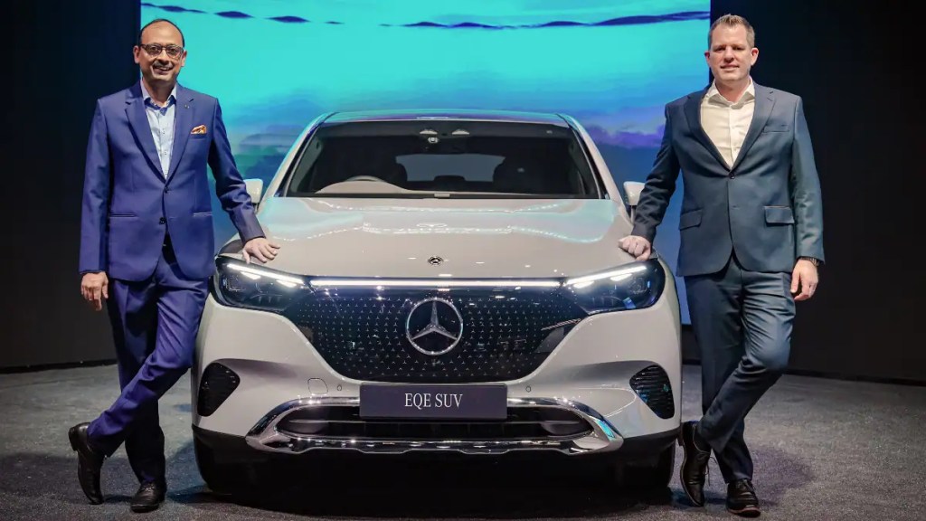 Mercedes Benz EQE electric SUV launch