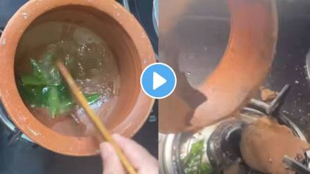 claypot blast while cooking food video viral on social media trending video