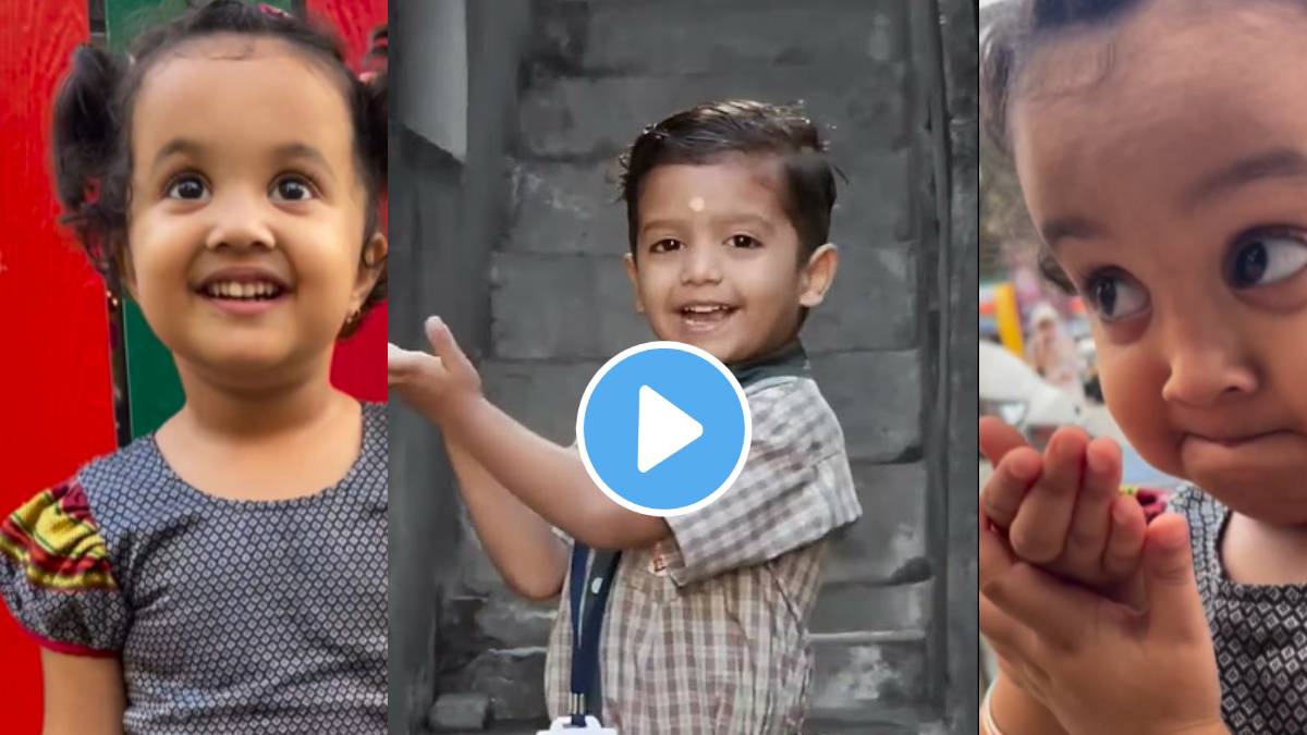 Amchya Pappani Ganpati Anala Song Viral Anoter Little girl