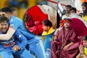 “कुलदीप यादवचं नशीब चमकतंय कारण..”, धीरेंद्र शास्त्रींबरोबरचे फोटो व्हायरल; नेटकऱ्यांची सडकून टीका Kuldeep Yadav Brutally Trolled For Going To Bageshwar Dham Dheerendra Shastri Netizens Slam Asia Cup 2023 IND vs PAK Star