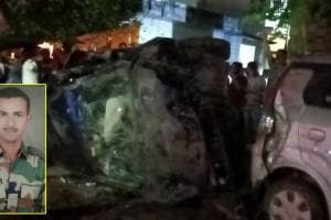 भंडारा : भरधाव चारचाकीने तिघांना चिरडले, सैन्य अधिकाऱ्यासह तीनजणांचा मृत्यू four wheeler hit two wheelers Khurshipar