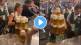 waitress carry 13 full beer glasses with two hands at once amazing balance video viral