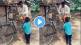 father and son reactions win internet after buying second hand bicycle ias shared emotional video viral