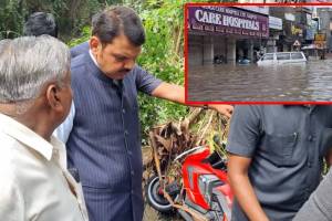 नागपुरातील पुरात दहा हजार घरांचे नुकसान, फडणवीसांचा दौरा, मदतीचे आश्वासन houses damaged in flood Nagpur