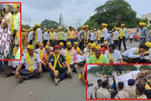 obc protestors in chandrapur