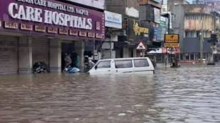 flood in Nagpur city