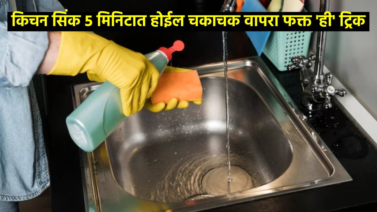 kitchen cleaning hacks How To Clean and shine kitchen Sink follow these easy trick to clean stainless steel kitchen sink