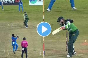 Videos of Hardik Pandya bowled Babar