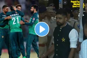 World Cup 2023: पाकिस्तान क्रिकेट संघ तब्बल ‘इतक्या’ वर्षांनी भारतात दाखल, पाहा VIDEO Pakistan cricket team has arrived in India