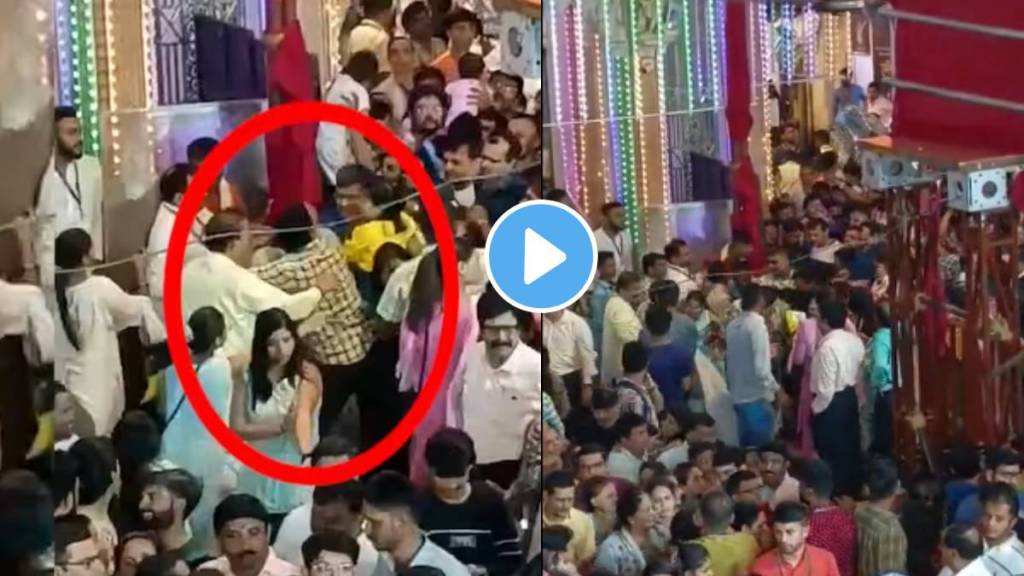 Clash in lalbaug raja ganpati mandap shocking video