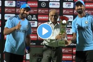 IND vs AUS ODI Series: रोहित शर्माने मालिका विजयाची ट्रॉफी के एल राहुलकडे देत जिंकली चाहत्यांची मनं, पाहा VIDEO IND vs AUS ODI Series Updates