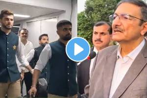 Zaka Ashraf: “दुश्मन मुल्क में…”, पाकिस्तानचा संघ भारतात पोहोचताच पीसीबी अध्यक्षांनी ओकली गरळ, पाहा VIDEO Zaka Ashraf's Controversial Statement About India