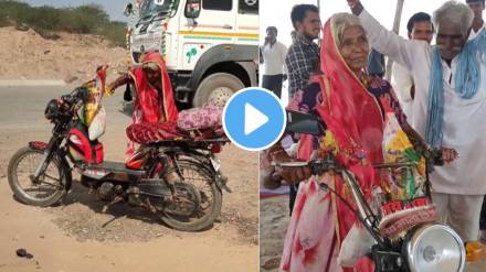 Grandmother has covered 600 kilometers on a moped riding a two-wheeler alone