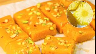 Pineapple Coconut Burfi Recipe