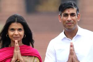Rishi Sunak and Akshata Murthy