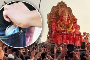 मुंबईत गणपती विसर्जन मिरवणुकीदरम्यान भाविकांच्या मौल्यवान वस्तू लंपास; १६ चोरट्यांना अटक mumbai police arretsed 16 people for stealing phones, valuables things