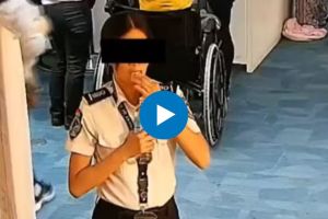 बापरे! विमानतळावर महिलेने चक्क तोंडात कोंबल्या नोटा; पाणी पित गिळले पैसे, Video Viral On camera Philippines airport staff swallows cash stolen from passenger