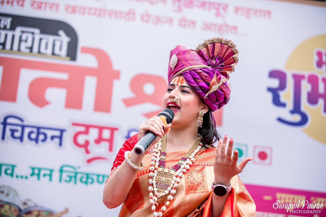 Prajakta Gaikwad Saree Look