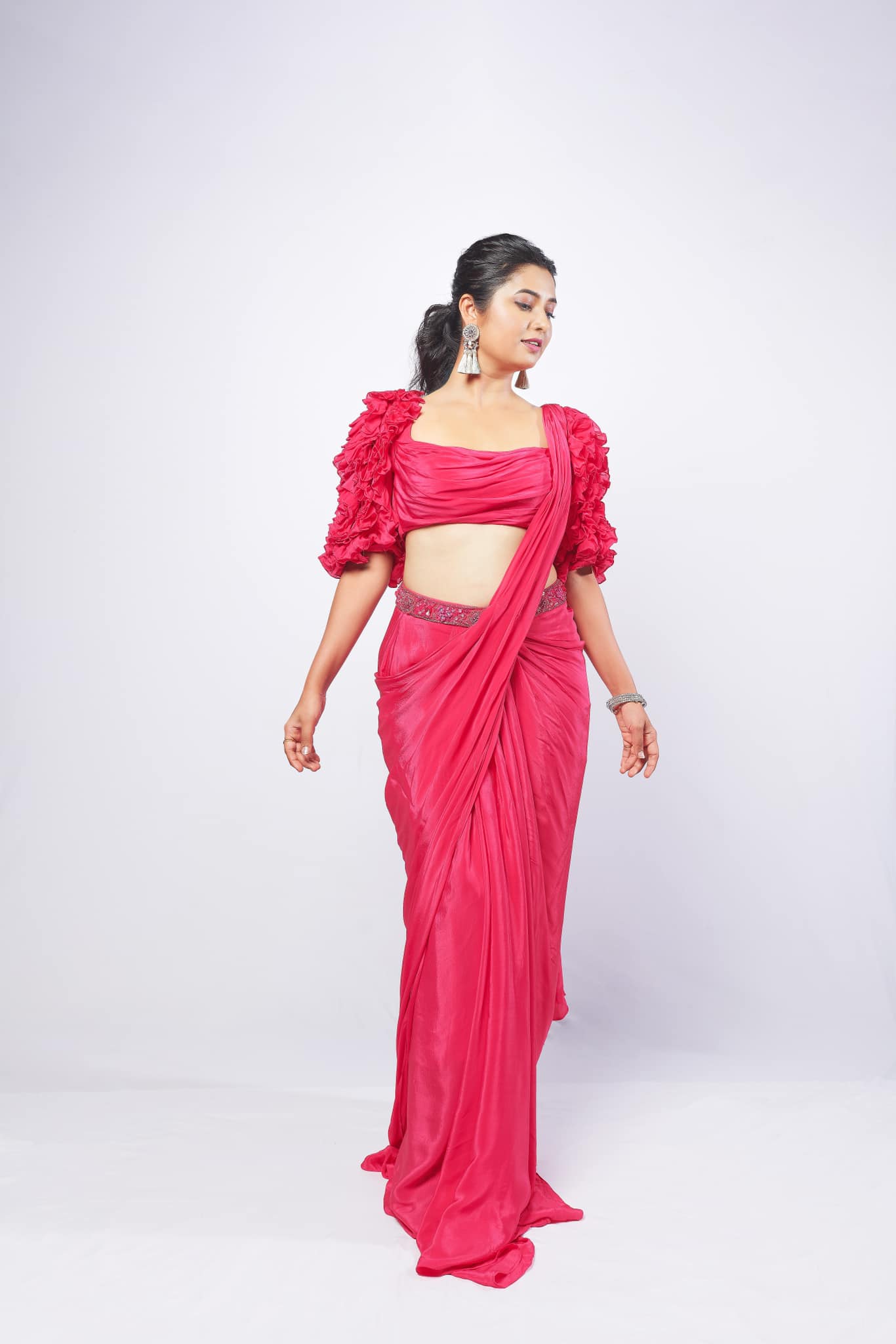 Actress Prajaktta Mali