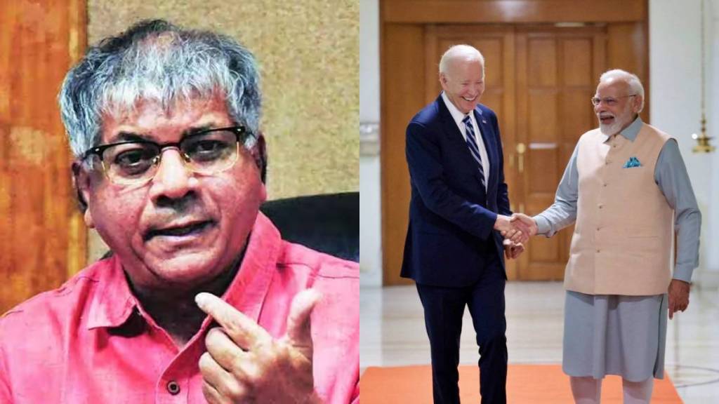 Prakash Ambedkar Narendra Modi Joe Biden