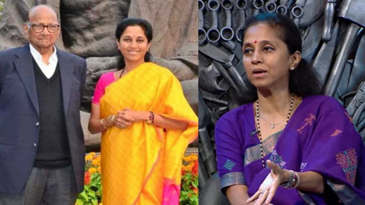 Supriya Sule talks about father Sharad Pawar