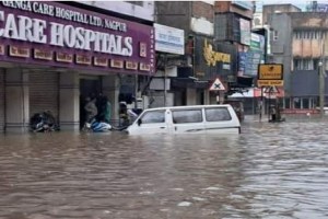 Heavy rain in Nagpur