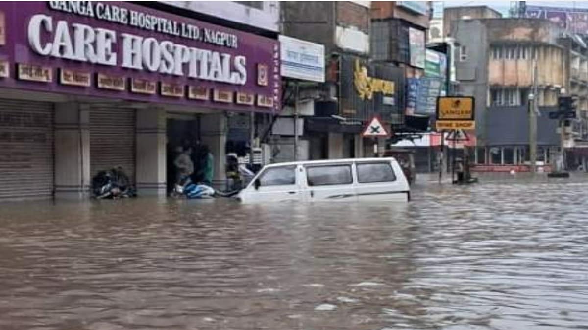Heavy rain in Nagpur